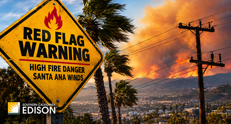 Red Flag Warning Triggers Power Shutoffs for Thousands Across Southern California